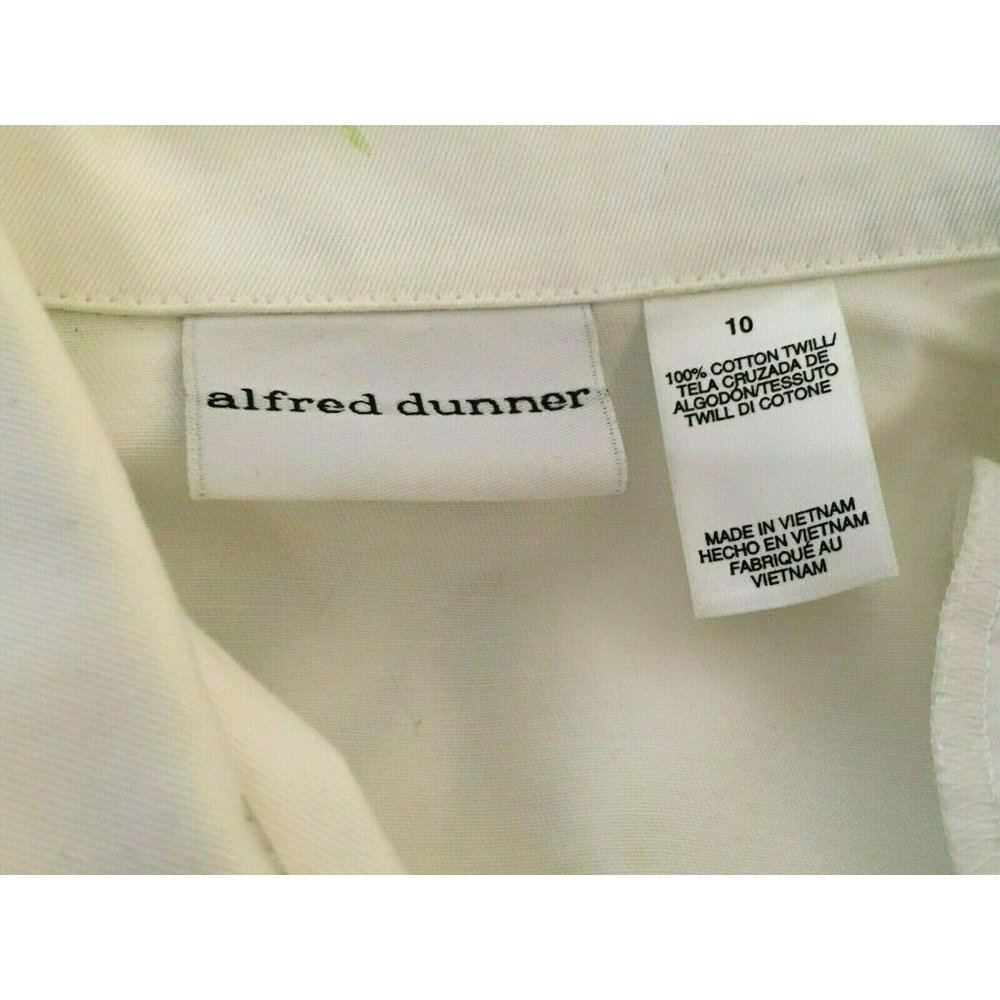 Alfred Dunner Jacket Blazer and Striped Purple Pants Outfit Spring Flowers 10 - Picture 5 of 11